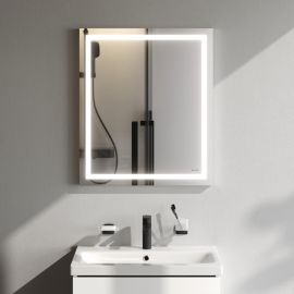 Зеркало AM.PM Gem M91AMOX0601WG универсальное настенное с контурной LED-подсветкой 60 см_