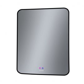 Зеркало Grossman ELEGANS-норма BLACK 700х800х45 LED с сенсорным выключателем и подогревом_
