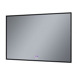 Зеркало Grossman PRAGMA-норма BLACK 1000х800х45 LED с сенсорным выключателем и подогревом_