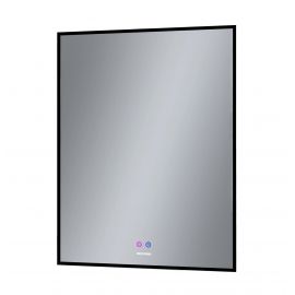 Зеркало Grossman PRAGMA-норма BLACK 600х800х45 LED с сенсорным выключателем и подогревом_