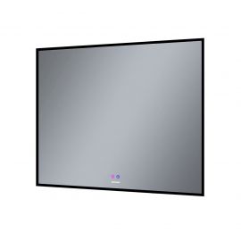 Зеркало Grossman PRAGMA-норма BLACK 900х800х45 LED с сенсорным выключателем и подогревом_