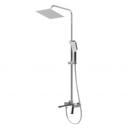 Душевая стойка Grossman Cosmo 500.K35.02.100 с верхним душем ручной лейкой и смесителем хром глянцевый_