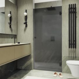 Душевая дверь MaybahGlass MGD-524-6 на петлях 1950х805 матовый графит_