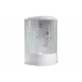 Душевая кабина Royal Bath 8120BK1-T (прозрачное) левая 120x80x217_