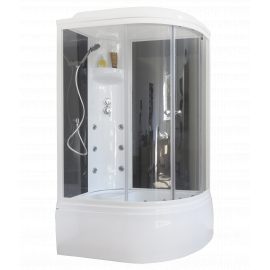 Душевая кабина Royal Bath RB 8120BK3-BT, левая_
