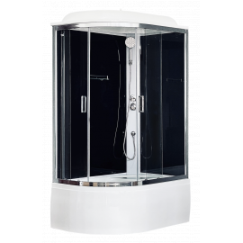 Душевая кабина Royal Bath  RB 8120BK5-BT-CH, правая_