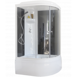 Душевая кабина Royal Bath RB 8120BK6-BT, левая_