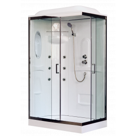 Душевая кабина Royal Bath 8120HP2-T-CH (прозрачное) левая 120x80x217_