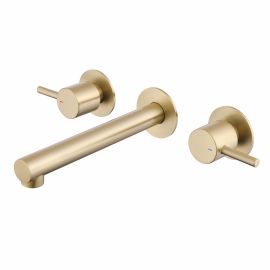 Смеситель ABBER Emotion AF88121G скрытого монтажа для раковины золото матовое_