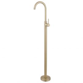 Смеситель ABBER Wasser Kreis AF8141G напольный для раковины золото матовое_