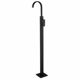 Смеситель ABBER Wasserfall AF8640B напольный для раковины черный матовый_