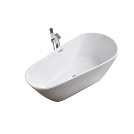 Ванна Ceruttispa MIMI170II акриловая 1700x800x600 отдельностоящая белая со сливом-переливом_