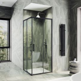Душевой угол MaybahGlass MGY-1324-6 раздвижной 6 мм стекло бесцветное 100х100_
