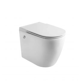 Унитаз Ceruttispa SELLA Aria Pulse подвесной с функцией импульсного смыва безободковый CT10193 590х360х380_