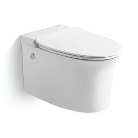 Унитаз Ceruttispa NAUTILUS Aria Pulse подвесной с функцией импульсного смыва безободковый CT10195 625х380х385_