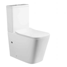 Унитаз Ceruttispa MAIELLA напольный безободковый CT10314 640х370х810 сиденье дюропласт с микролифтом_