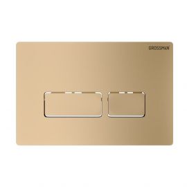 Клавиша смыва Grossman Pragma 700.K31.03.310.310 золото матовый_