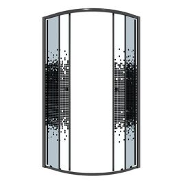 Душевое ограждение Niagara Eco NG-1003-14BLACK 80х80х190 см_
