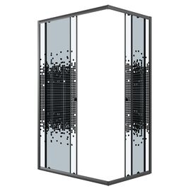 Душевое ограждение Niagara Eco NG-1012-14QBLACK 120х80х190 см_