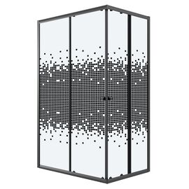 Душевое ограждение Niagara Eco NG-1018-14QBLACK 100х80х190 см_