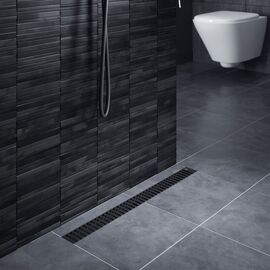 Душевой лоток Timo Drain System 700 с вставкой lines черный_