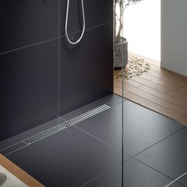 Душевой лоток Timo Drain System 900 с вставкой lines сатин_