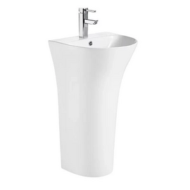 Раковина напольная WeltWasser WW LEERBACH 4842 GL-WT 480х420х835 мм_