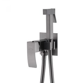 Смеситель ABBER Wasserfall AF8625NG с гигиеническим душем никель_