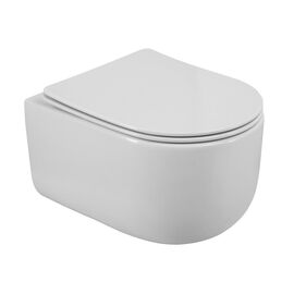 Унитаз подвесной безободковый BelBagno SOFT-TOR BB084CH-TOR/BB051SC_