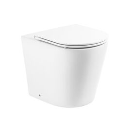 Унитаз приставной безободковый BelBagno FLAY-R BB1003CBR/BB870SC_