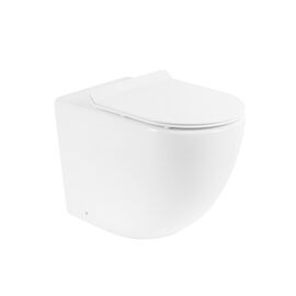 Унитаз приставной безободковый BelBagno SFERA-R BB2141CBR/BB2111SC_