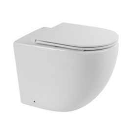 Унитаз приставной безободковый BelBagno SFERA-R BB2141CBR/BB870SC_
