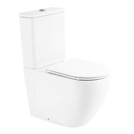 Унитаз-компакт безободковый BelBagno SFERA-R BB2141CPR/BB870SC_