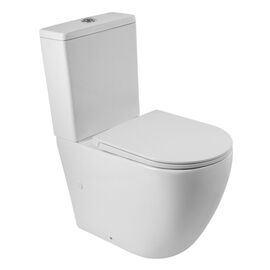 Унитаз-компакт безободковый BelBagno SFERA-R BB2141CPR/BB902SC_