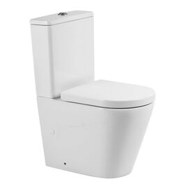 Унитаз-компакт безободковый со смывом TORNADO BelBagno FLAY-TOR BB2149CP-TOR/BB2149T/BB865SC_