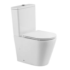 Унитаз-компакт безободковый со смывом TORNADO BelBagno FLAY-TOR BB2149CP-TOR/BB2149T/BB870SC_