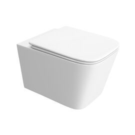 Унитаз подвесной безободковый BelBagno DUE-TOR с системой смыва Торнадо с сиденьем soft close BB5171CH-TOR/SC_