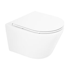 Чаша унитаза подвесного BelBagno TRE c креплением и сиденьем дюропласт soft close BB8001CHR/SC_