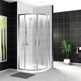 Душевой уголок BelBagno UNO-195-R-2-90-CH-CR, Размер: 90х90, Профиль: Хром, Стекло: Матовое_
