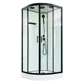 Душевая кабина Royal Bath FATO RB 90HK-T-BL прозрачное стекло_