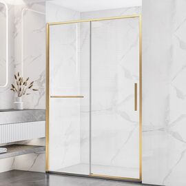 Душевая дверь Vincea Slim Soft VDS-1SS150CLG 1500 брашированное золото стекло прозрачное, Размер: 150, Профиль: Брашированное золото, Стекло: Прозрачное_