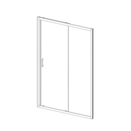 Душевая дверь Vincea Alpha VDS-3AL120CLG 1200 брашированное золото стекло прозрачное, Размер: 120, Профиль: Брашированное золото_