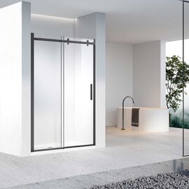 Душевая дверь Vincea Como-N VDS-4CN140CLB 1400 черный стекло прозрачное, Размер: 140, Профиль: Черный, Стекло: Прозрачное_