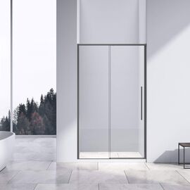 Душевая дверь Vincea Slim-N VDS-4SN140CLGM 1400 вороненая сталь стекло прозрачное, Размер: 140, Профиль: Вороненая сталь, Стекло: Прозрачное_