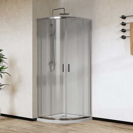Душевой уголок Vincea City VSQ-5CT900CL 900х900 хром стекло прозрачное, Размер: 90х90, Профиль: Хром, Стекло: Прозрачное_