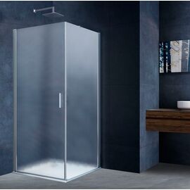 Душевой уголок Vincea Alpha VSR-3ALP9090MT 900х900 хром стекло текстурное, Размер: 90х90, Профиль: Хром, Стекло: Рифленое_