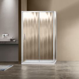 Душевой уголок Vincea Garda VSR-1G1016CH, 160х100, профиль хром, стекло шиншилла_