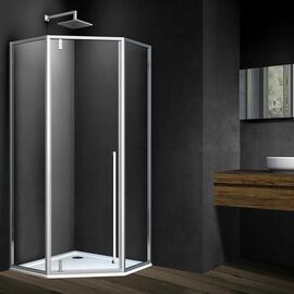 Душевой уголок Vincea Penta VSP-3P900CL, 90х90, профиль хром, стекло прозрачное_