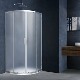 Душевой уголок Vincea Alhpa VSQ-3AL900MT, 90х90, профиль хром, стекло текстурное_