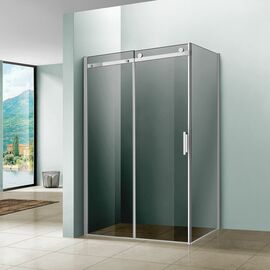 Душевой уголок Vincea Como VSR-1C9012CG, 120х90, профиль хром, стекло тонированное_